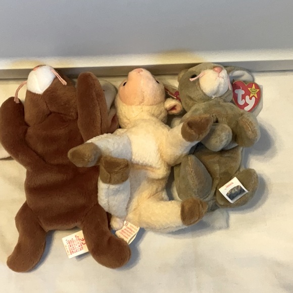 Ty Easter 🐣 Collection of beanie babies 🐑 & bunny rabbits 🐰 set - Picture 4 of 7